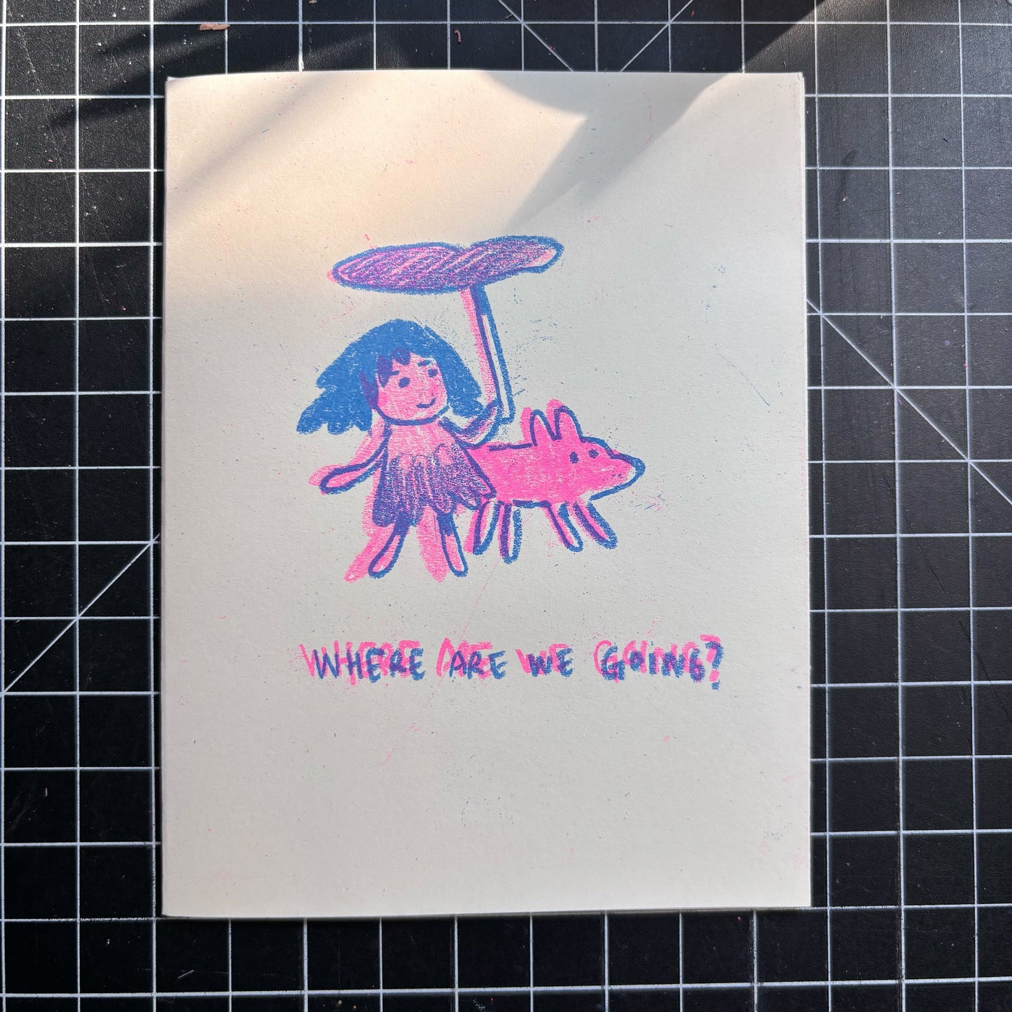 Where Are We Going? (riso  zine)