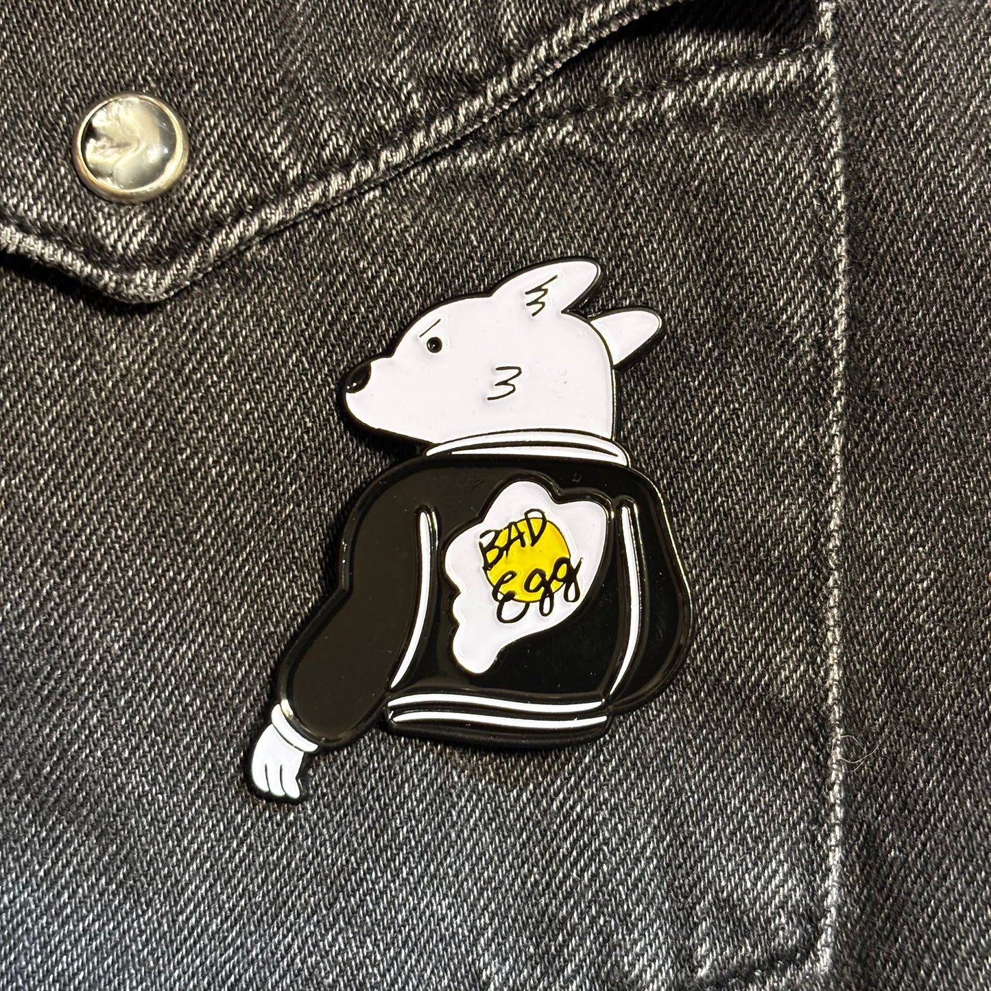 Bad Egg pin