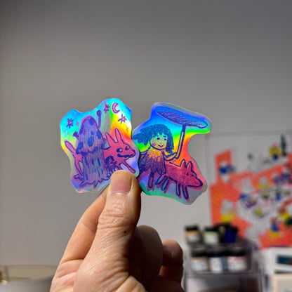 Holo Sticker Set