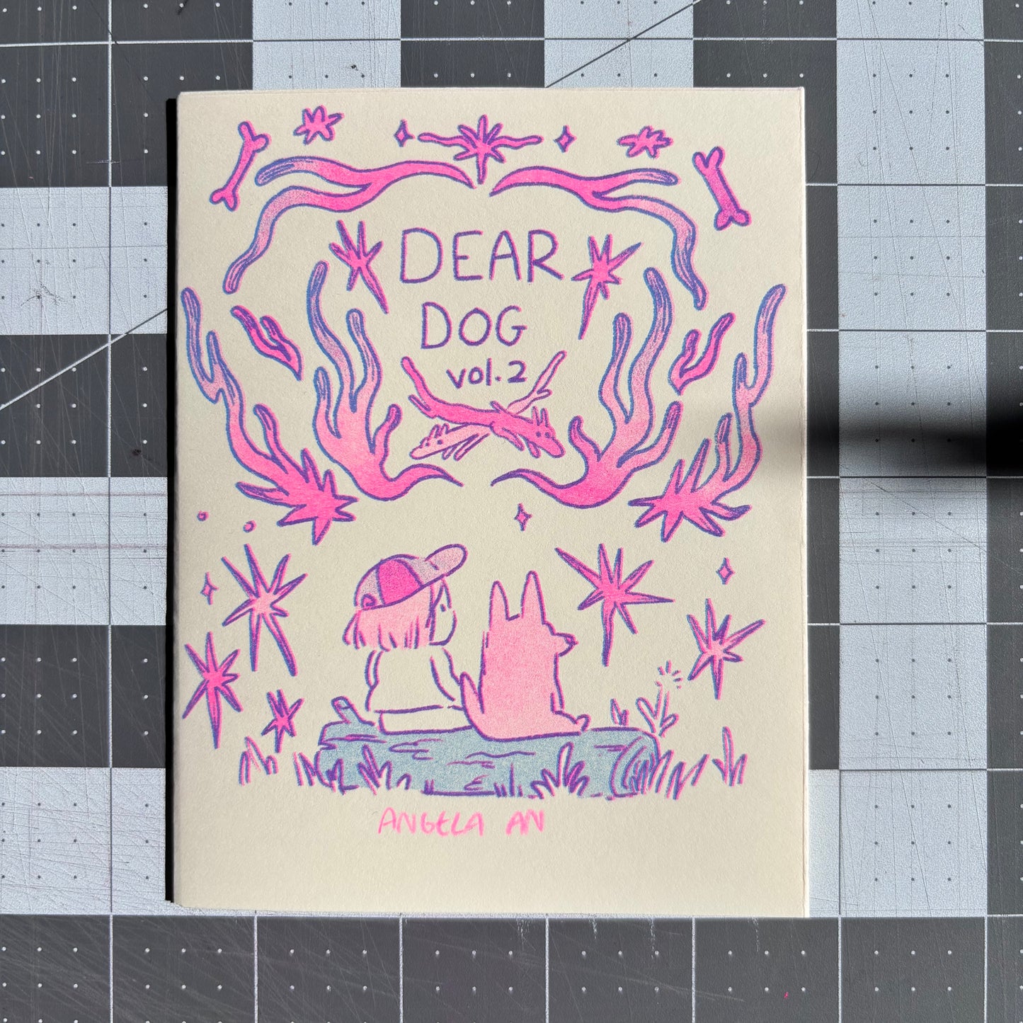 Risograph Zine - Dear Dog Vol 2