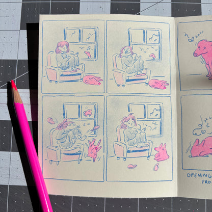 Risograph Zine - Dear Dog Vol 2